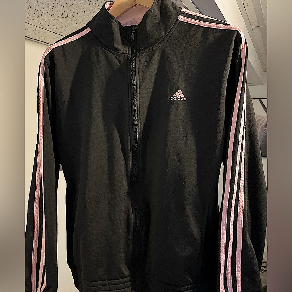 Adidas Light Pink Lightweight XL Track Jacket
